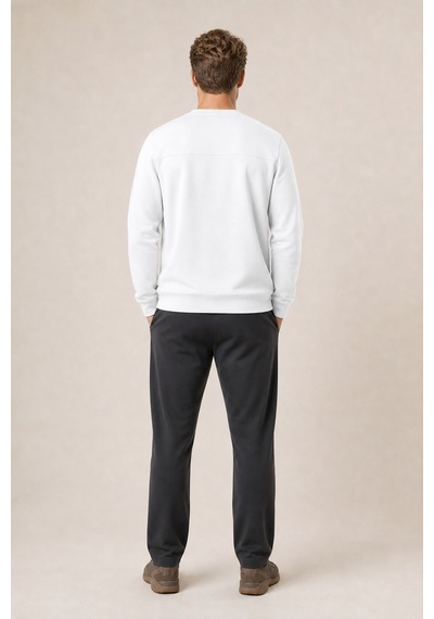 Redline Benko Regular Fit Kışlık Sweatshirt Yeni Sezon Beyaz