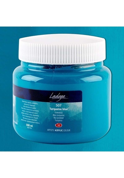 St. Petersburg Ladoga Akrilik Boya 500 Ml Turquoise 507