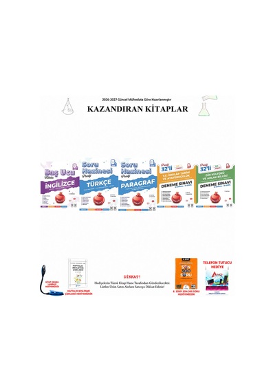 Nartest 8. Sınıf Baş Ucu Sözel 5 Kitap Seti