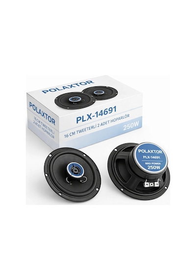 Polaxtor Plx-14691 16 Cm Tweeterli 250w Çift Oto Hoparlör