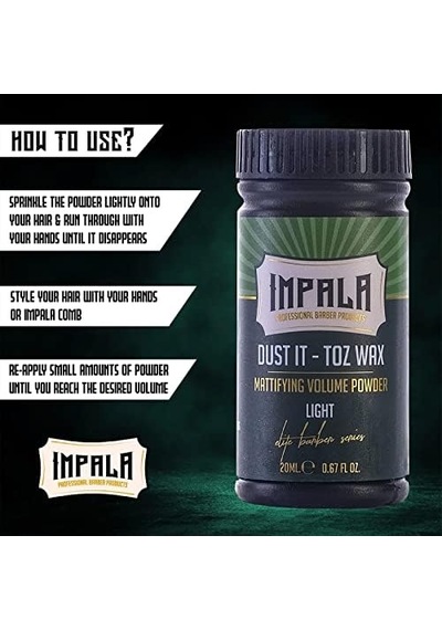 Borthe Impala Dust It Toz Wax Hafif Tutuş 20g