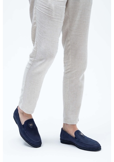 Giampiero Nicola Erkek Hakiki Deri Lacivert Nubuk Loafer Ayakkabı 664 L40262 Erk Ayk Y23 Navy Nubuk Lacivert Giampiero Nicola Erkek Hakiki Deri Lacivert Nubuk Loafer Ayakkabı 664 L40262 Erk Ayk Y23 Navy Nubuk Lacivert