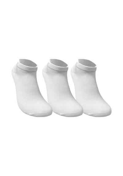 Skadi Mons Bambu Ankle 3 Pack Unisex Beyaz Çorap 1605030723-100 Beyaz