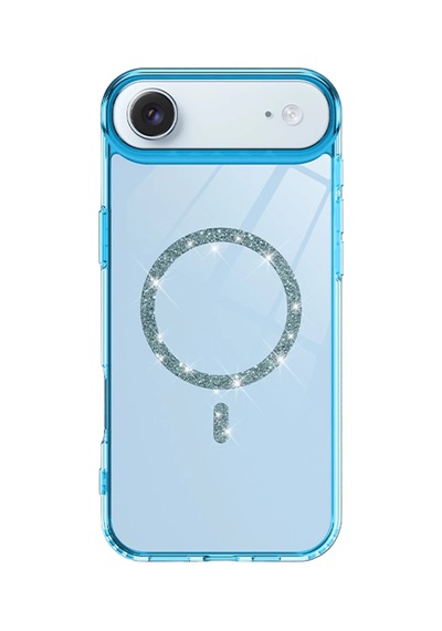 Mey İthalat İphone 17 Air Live Diamond Magsafe Kapak - Mavi
