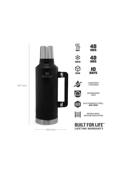 Stanley Klasik Legendary Termos 2.3 Lt Siyah