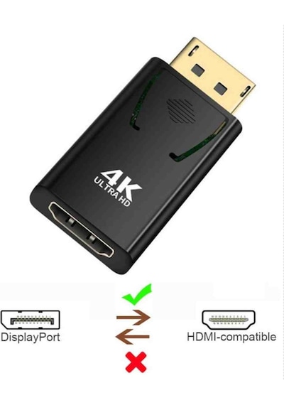 Alfais Zey Alfais 4946 4k Destekli Displayport Hdmı Çevirici Dönüştürücü Adaptör