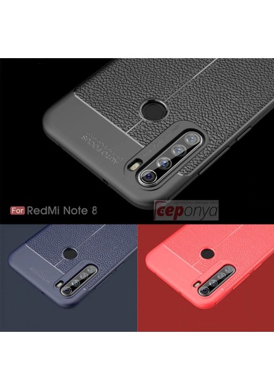 Xiaomi Redmi Note 8 Kamera Korumali Deri Desenli Kaliteli Kilif 396767265