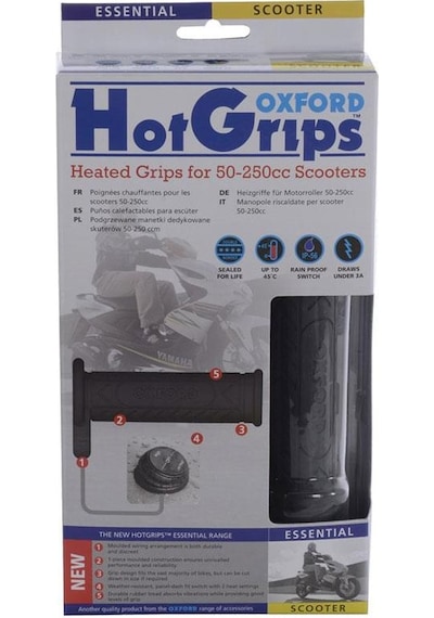 Oxford Motosiklet Hotgrips Essential Scooter Elcik Isitma Of772 1 Adet