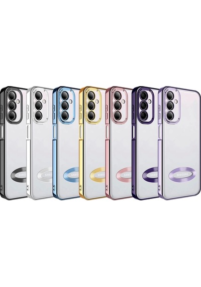 Galaxy Uyumlu M14 Kılıf Kamera Korumalı Logo Gösteren Zore Omega Kapak