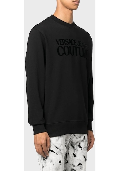 Versace Jeans Couture Erkek Sweat 75gaıt03 Cf06t 899 Siyah