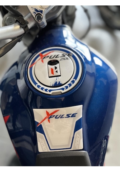 Hero Xpulse Beyaz Mavi Full Tank Pad Set 3d Sticker