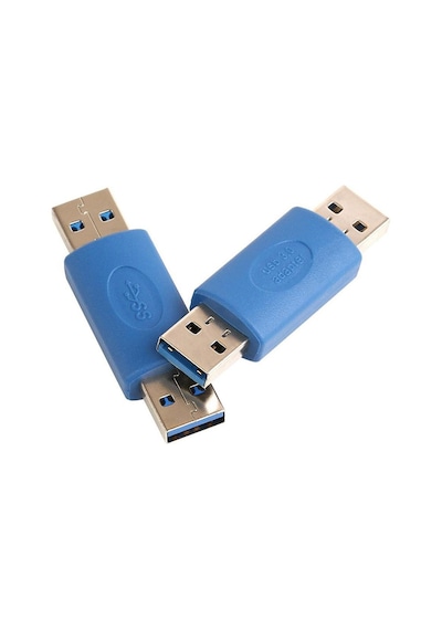 USB 3.0 Erkek - Erkek M/M Cinsiyet Değiştirici Adaptör