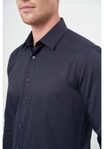 İmza Koyu Lacivert Uzun Kol Düz Bez Ayağı Sert Yaka Cepsiz Pamuklu Classic Slim Fit Gömlek 1004245267 Koyu Lacivert İmza Koyu Lacivert Uzun Kol Düz Bez Ayağı Sert Yaka Cepsiz Pamuklu Classic Slim Fit Gömlek 1004245267 Koyu Lacivert