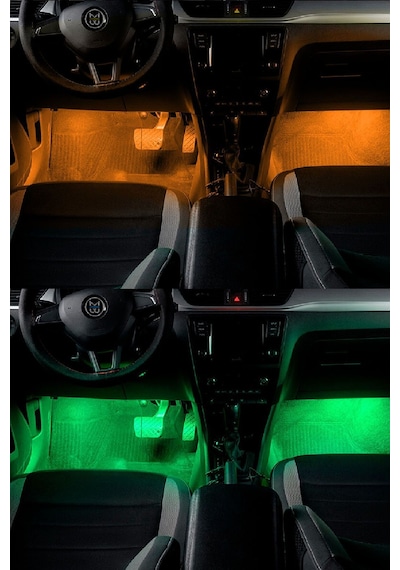 Usb Girişli Rgb Ayak Altı Led Sese Duyarlı Led Müziğe Duyarlı 12 Led