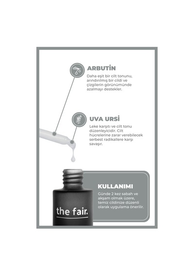 The Fair Arbutin Serum 30 ML + Multi Hydro Infused Serum 30 ML + Vitamin C Serum 30 ML