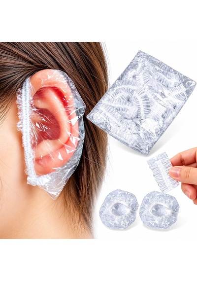 25 Şeffaf Su Geçirmez Kulak Koruyucu Bone, Elastik Kulak Kılıfı, Duş, Saç Yıkama, Saç Boyama Ve Kuaför Kullanımı İçin Su Koruyucu Kulak Bonesi, Unisex Diğer