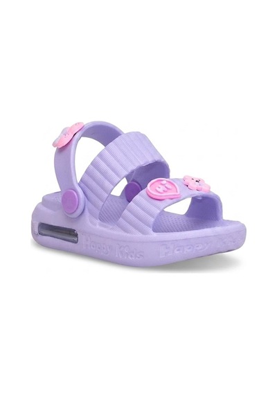 Elit Mys4592 Bebe-patik Çocuk Emojili Işıklı Sandalet Lila