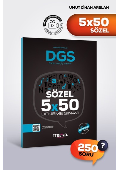 Dgs 2026 Sözel 5x50 Deneme Sınavı Tamamı Pdf Çözümlü Yeni Müfredat