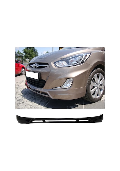 Hyundai Accent Blue Trend Ön Ek Plastik Siyah Karlık-ön-ek-bodykit 2011-2018