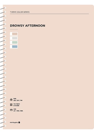 Morning Glory 3000 Theme Çizgili Defter 25,8x19 Cm Pembe 11210-87576