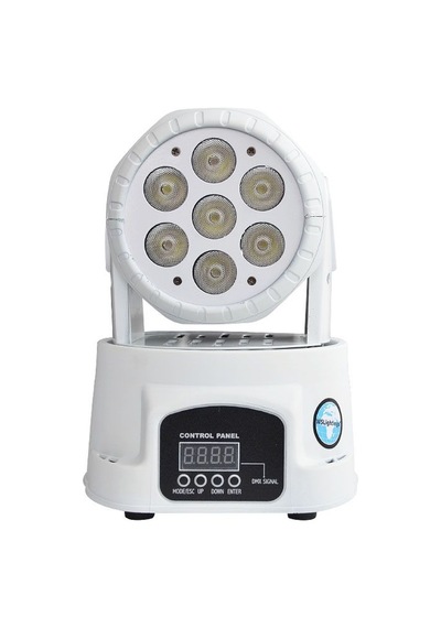 Wslightings Wsl7X12S Led Speed Mini Wash Moving Head Beyaz
