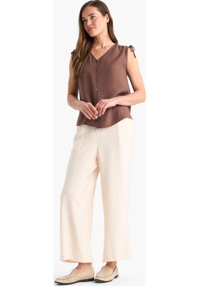 DeFacto Regular Fit Cep Detaylı Geniş Paça Pantolon F0988AX25SMBG115