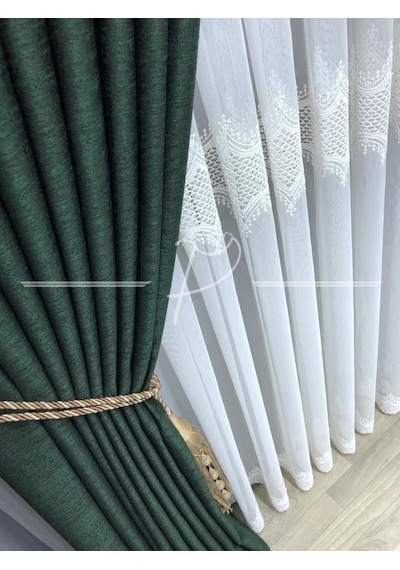 Fon Perde Brillant Marka Ayber Desen j027019 Jakar Fonluk