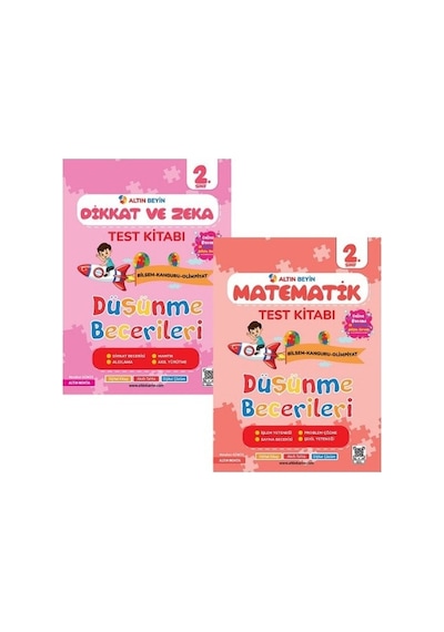 Altın Nokta Yayınları Altın Nokta 2. Sınıf Altın Beyin Matematik Test987985878785 Ve Dikkat Zeka Test Kitabı