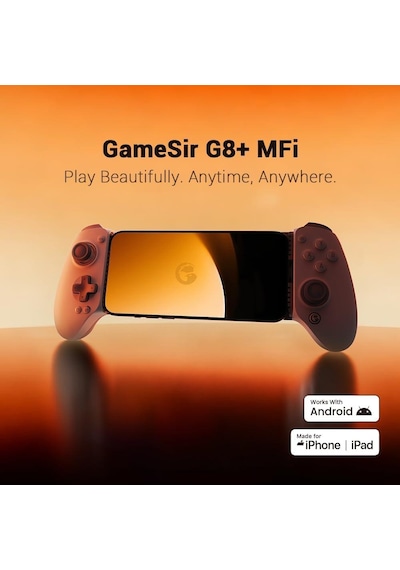 Gamesir G8 Plus Mfi Mobil Oyun Konsolu: iPhone 15/16/17, Apple Uyumlu iPad  Mini & Android Usb-c