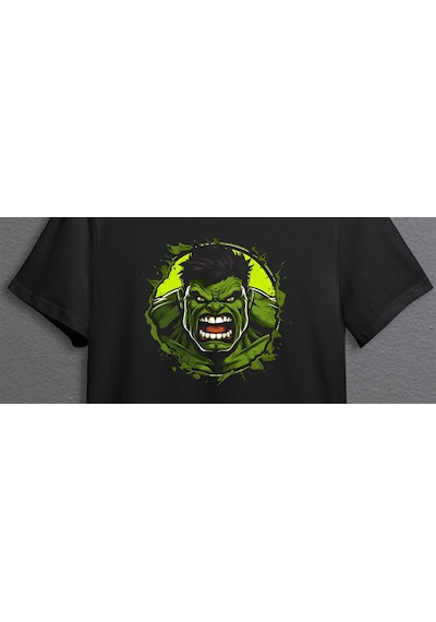 Bumeta The Hulk Yeşil Dev Adam Unisex Tişört T-shirt Bmt3008s 001