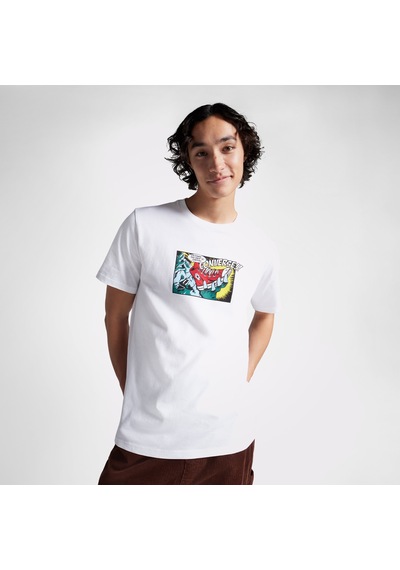 Converse Comic Erkek Beyaz T-shirt