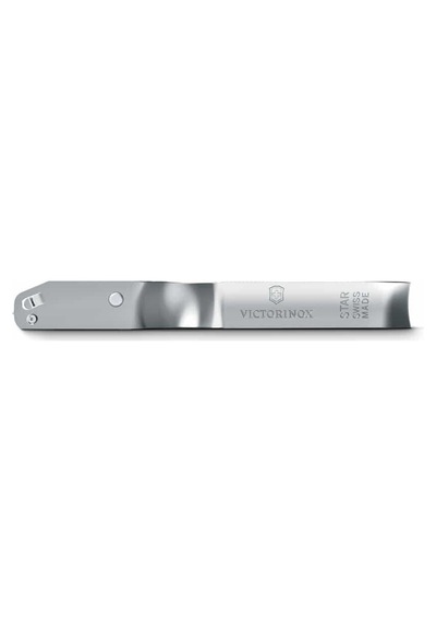 Victorinox Star Alüminyum Tırtıklı Çift Kenar Soyacak 6.0913 Gümüş