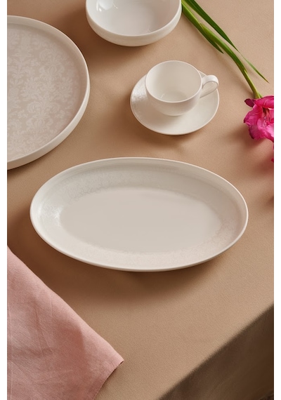 Karaca Minerva Kayık Tabak 25 Cm Beyaz