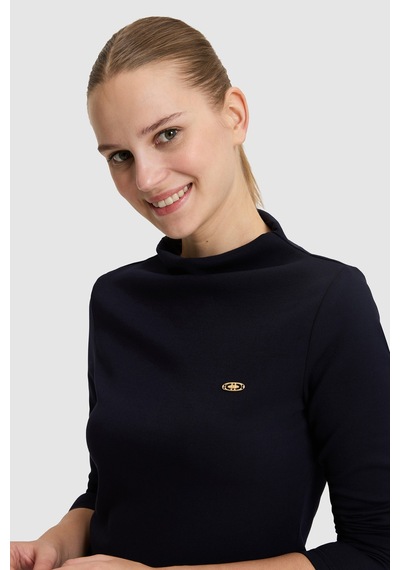 U.S. Polo Assn. Kadın Lacivert Tişört 50333310-vr033