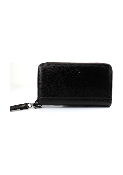Alphaclub Bag Erkek Hakiki Deri Kahverengi Çok Bölmeli El Çantası
