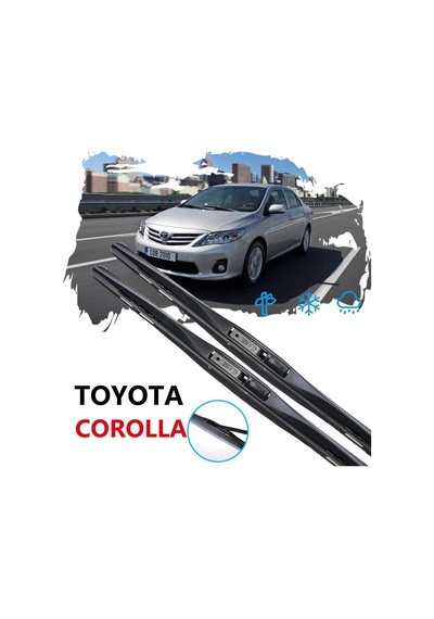 Toyota Corolla Uyumlu Hybrid Ön Cam Silecek Takımı 2007-2016