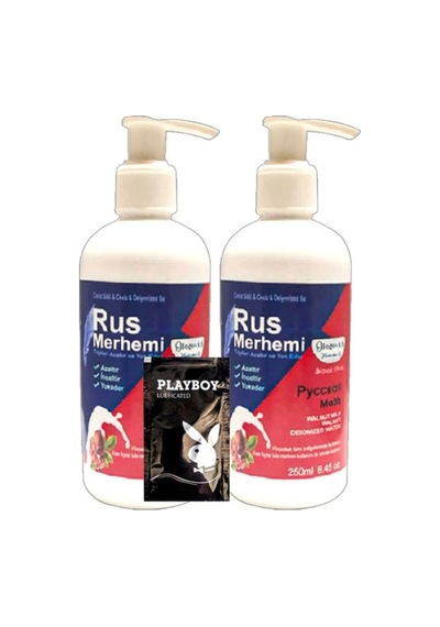 Süper Playboy Tüy Dökücü Krem2 Adet X 250 Ml Ceviz Sütlü & Cevizli Rus Merhemi + Yanında Jel