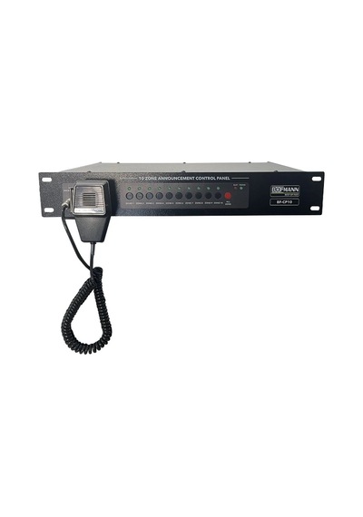 Bofmann Bf-cp10 + Bf-zm10 10 Bölgeli Acil Anons Santrali + Mikrofon Ünitesi