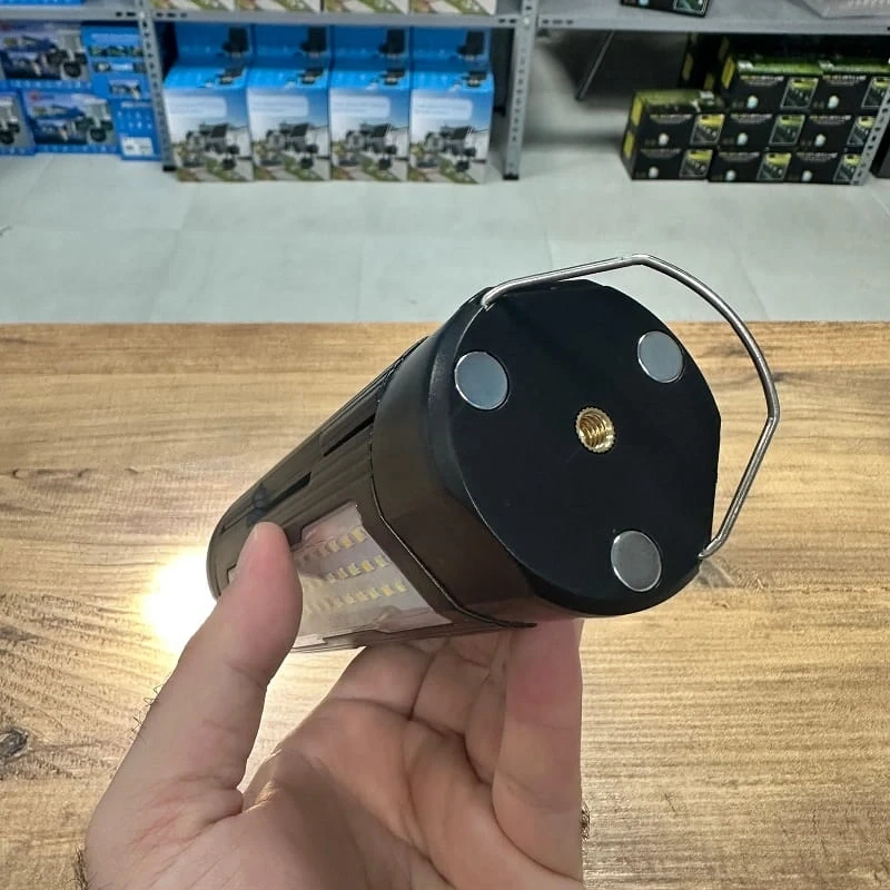 Powerdex Pd-6000 Çok Amaçlı Işıldak El &kamp Feneri Beyaz -gün Işığı 3 Kanatlı Led Ampul Çok Renkli