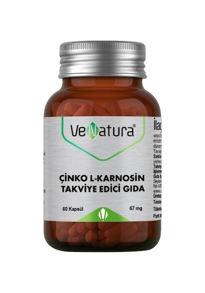 Venatura Çinko L-Karnosin 60 Kapsül