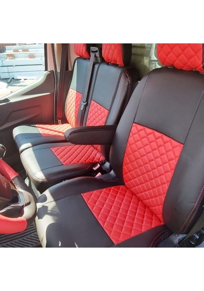Ford Transit Tek Kabin Araca Özel Deri Oto Koltuk Kılıfı (495235442)
