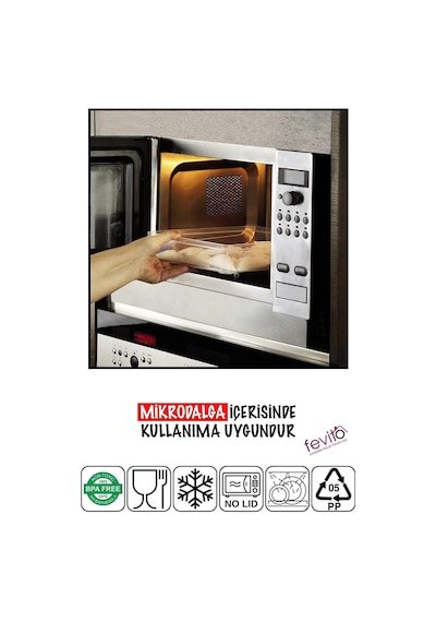 Mikrodalga Ve Difrizde Kullanılabilen Saklama Kabı Seti 4'lü Antrasit S-403 Diğer 19108604