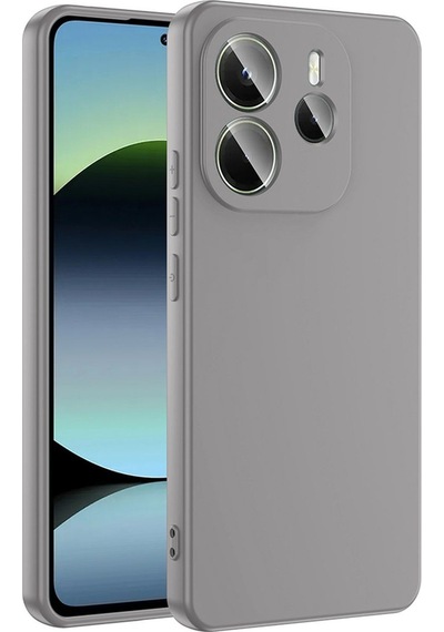 Xiaomi Redmi Note 14 4g Titanyum Gri Arka Kapak Silikon Kılıf