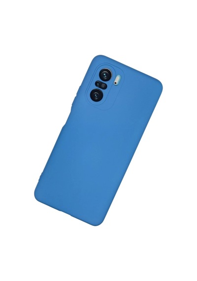 Xiaomi Poco F3 Uyumlu Kılıf Nano İçi Kadife Silikon - Mavi