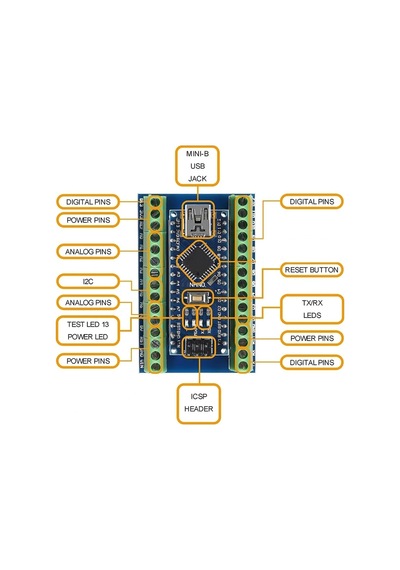 Arduino Nano Adaptör Klemens Shield
