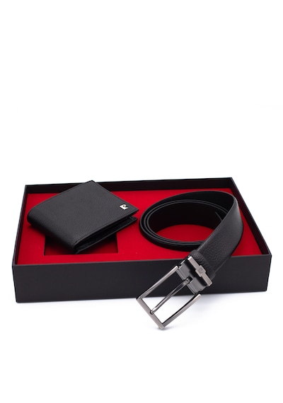 Pierre Cardin Deri Cüzdan & Kemer İkili Set Pc100f-2062a41 Siyah