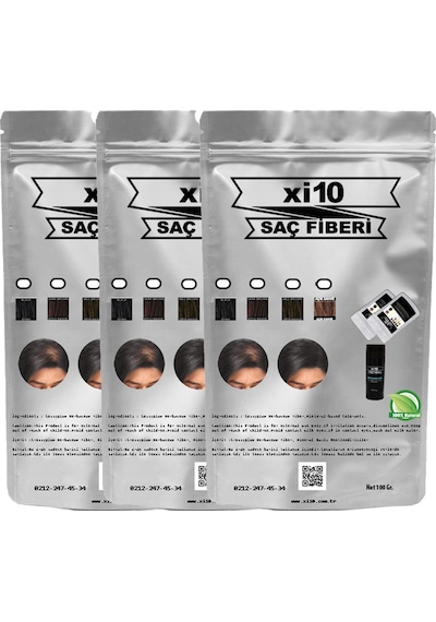 Xi10 100 Gr Saç Tozu Orta Kahve Topik Jaja