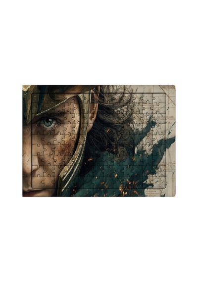 Ghostbastır Design Thor Loki 99 Parça Ayaklı Puzzle Dekoratif Çocuk Yapbozu 037