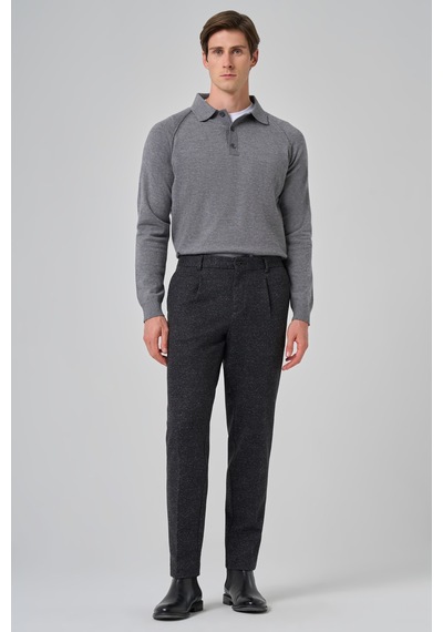 Morven Erkek Siyah Polyester Trend Desenli Slim Fit Pantolon 26ks003002001 Siyah Morven Erkek Siyah Polyester Trend Desenli Slim Fit Pantolon 26ks003002001 Siyah