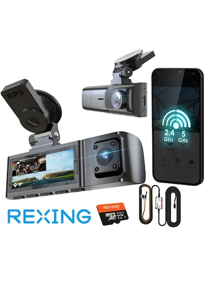 Rexing R316 4k Gps Wi-fi Araç Kamerası + 64gb Sd Kart Ve Acc Kit